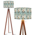 Kate McEnroe New York Mid Century Modern Scandinavian Floral Tripod Floor Lamp, Retro Botanical Accent LightingTripod Floor Lampsn57Rls5lJ2