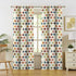 Kate McEnroe New York Mid Century Modern Scandinavian Geometric Grommet Curtain PanelsWindow CurtainsD3458529