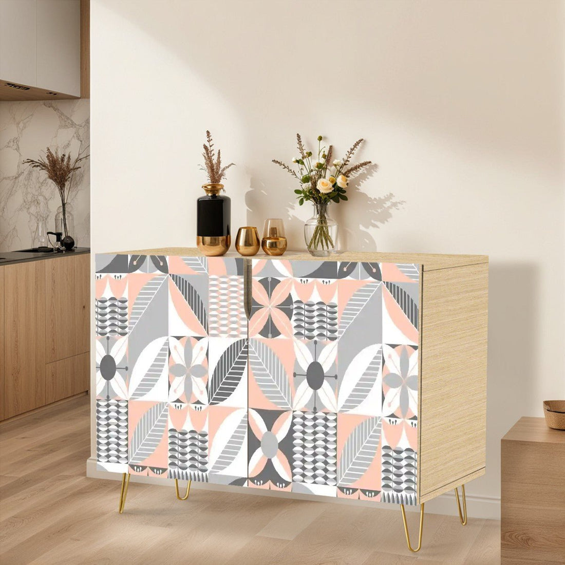 Kate McEnroe New York Mid Century Modern Scandinavian Sideboard Cabinet, Retro Danish Modern Storage CredenzaStorage Cabinetsa6zXv5oIfu