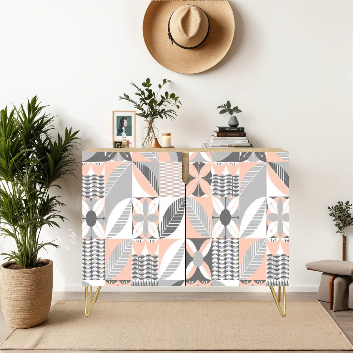 Kate McEnroe New York Mid Century Modern Scandinavian Sideboard Cabinet, Retro Danish Modern Storage CredenzaStorage Cabinetsa6zXv5oIfu