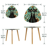 Kate McEnroe New York Mid Century Modern Sexton Cat Nesting Tables, Retro Atomic, Space Age Coffee Table SetNesting TablesXp7eprrjAB