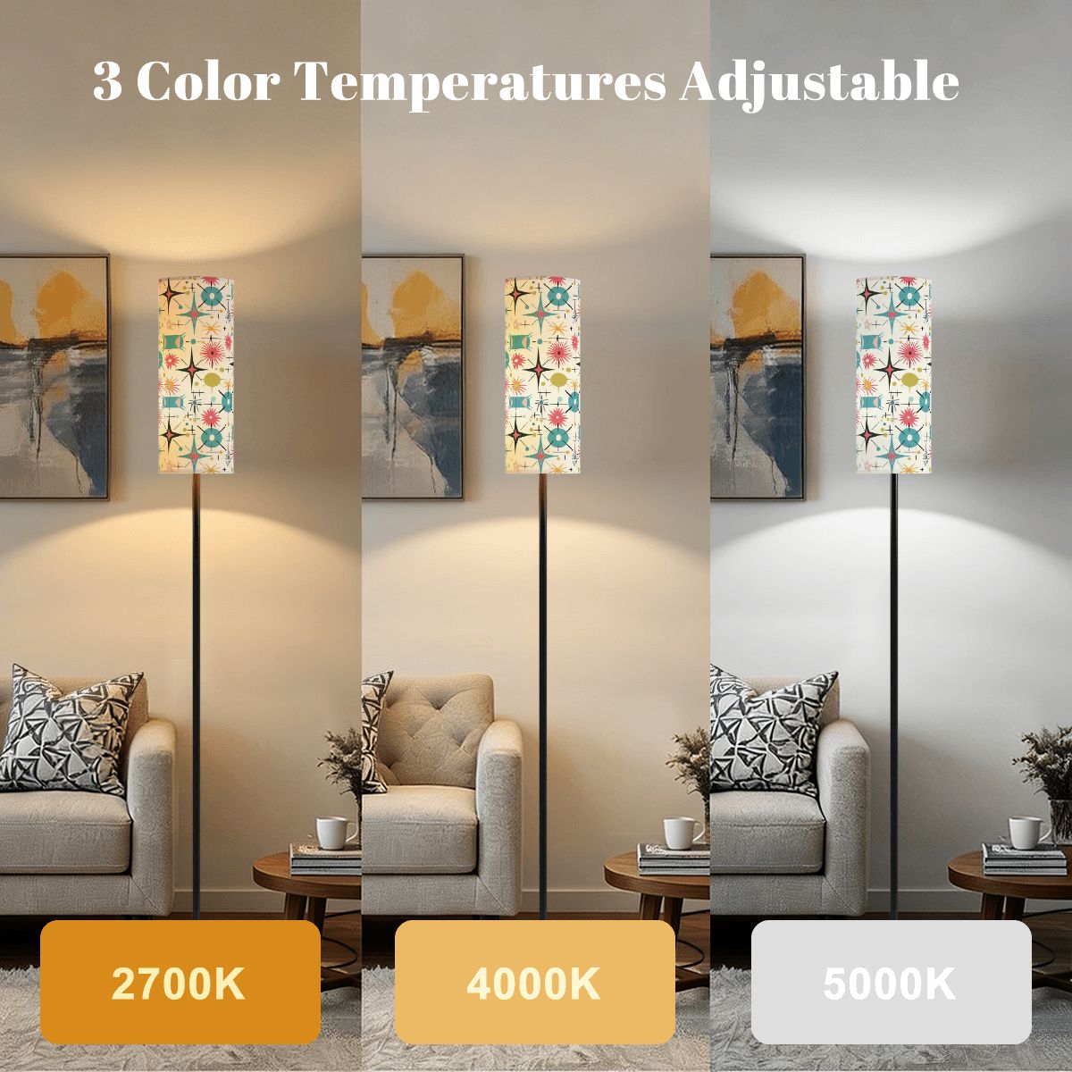 Kate McEnroe New York Mid Century Modern Sputnik Atomic Starburst Slim Floor LampSlim Floor LampsAXfqPoSY58