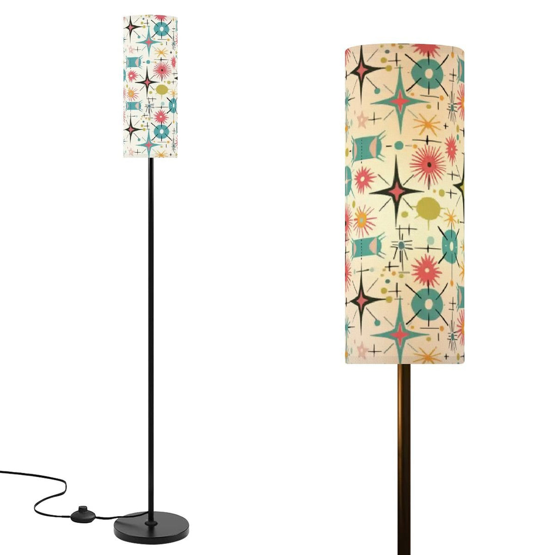 Kate McEnroe New York Mid Century Modern Sputnik Atomic Starburst Slim Floor LampSlim Floor LampsAXfqPoSY58