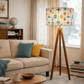 Kate McEnroe New York Mid Century Modern Sputnik Atomic Starburst Tripod Floor LampTripod Floor LampsH6O3iYhZiF