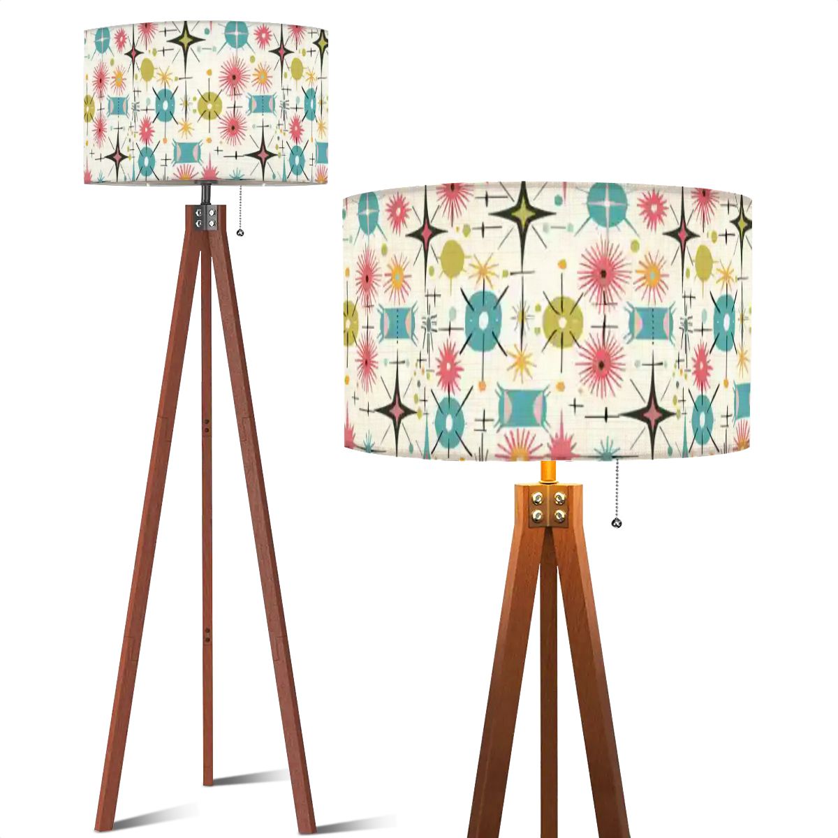 Kate McEnroe New York Mid Century Modern Sputnik Atomic Starburst Tripod Floor LampTripod Floor LampsH6O3iYhZiF