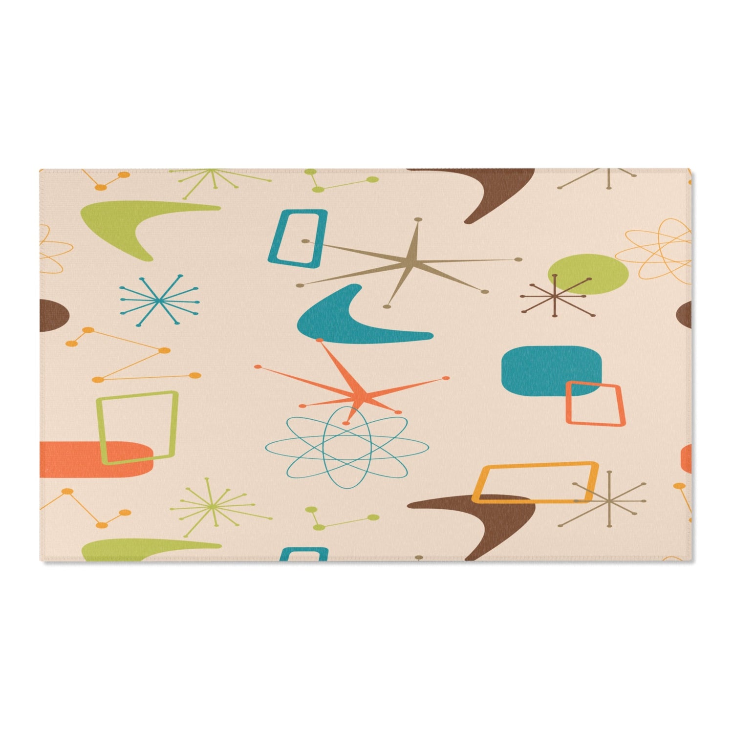 Kate McEnroe New York Mid Century Modern Starburst Area Rug, Retro Atomic Mod Indoor AccentRugs23437818528277673969