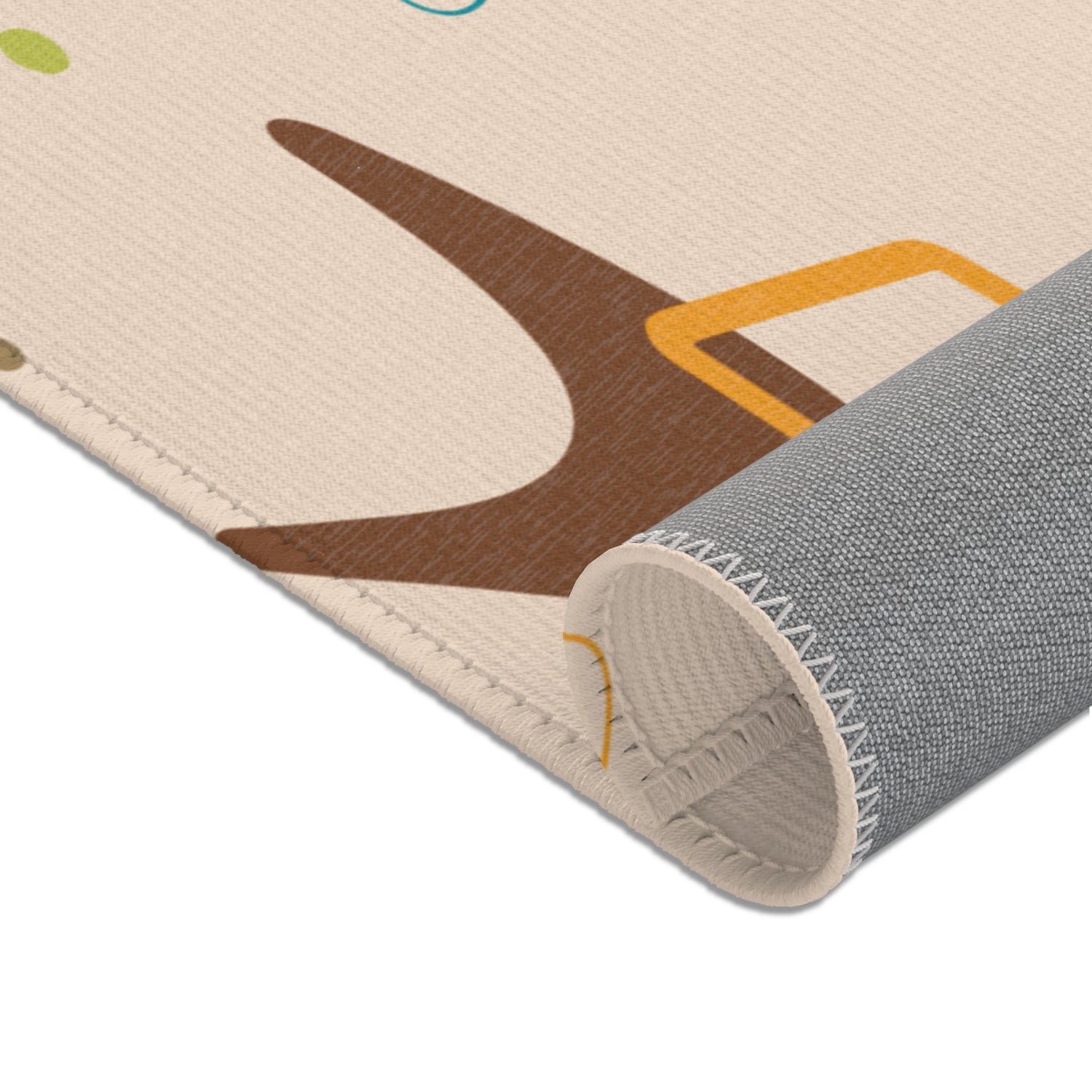 Kate McEnroe New York Mid Century Modern Starburst Area Rug, Retro Atomic Mod Indoor AccentRugs24984093413016105672