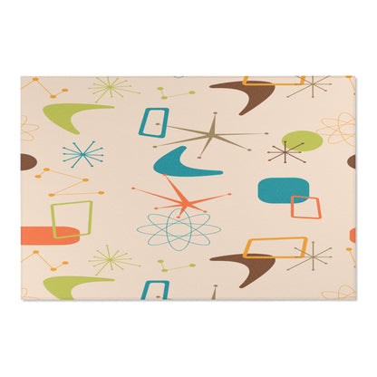 Kate McEnroe New York Mid Century Modern Starburst Area Rug, Retro Atomic Mod Indoor AccentRugs24984093413016105672