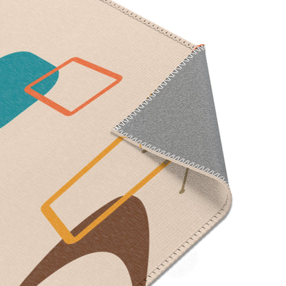 Kate McEnroe New York Mid Century Modern Starburst Area Rug, Retro Atomic Mod Indoor AccentRugs24984093413016105672