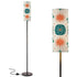 Kate McEnroe New York Mid Century Modern Starburst Floor Lamp, Retro Atomic Teal Orange Accent LightFloor LampsbvOYQSmVxu