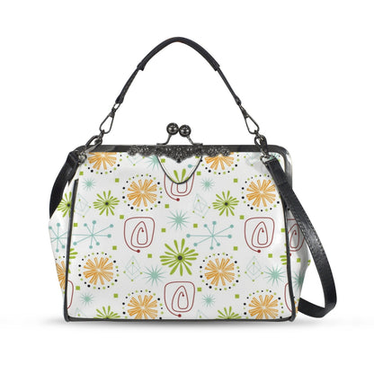 Kate McEnroe New York Mid Century Modern Starburst Kiss Lock HandbagCrossbody BagsD3274947