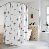 Kate McEnroe New York Mid Century Modern Starburst Shower Curtain Retro MCM Bathroom DecorShower Curtains21762162355392889747