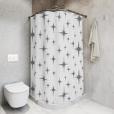 Kate McEnroe New York Mid Century Modern Starburst Shower Curtain Retro MCM Bathroom DecorShower Curtains21762162355392889747