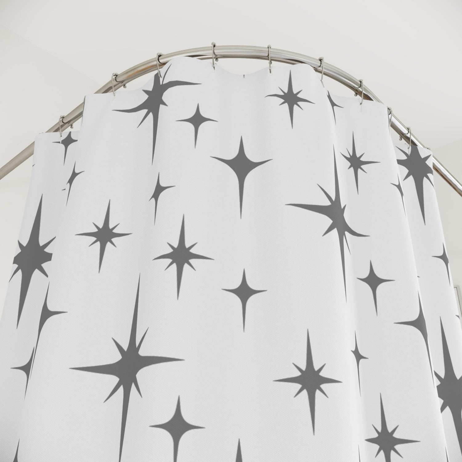 Kate McEnroe New York Mid Century Modern Starburst Shower Curtain Retro MCM Bathroom DecorShower Curtains21762162355392889747