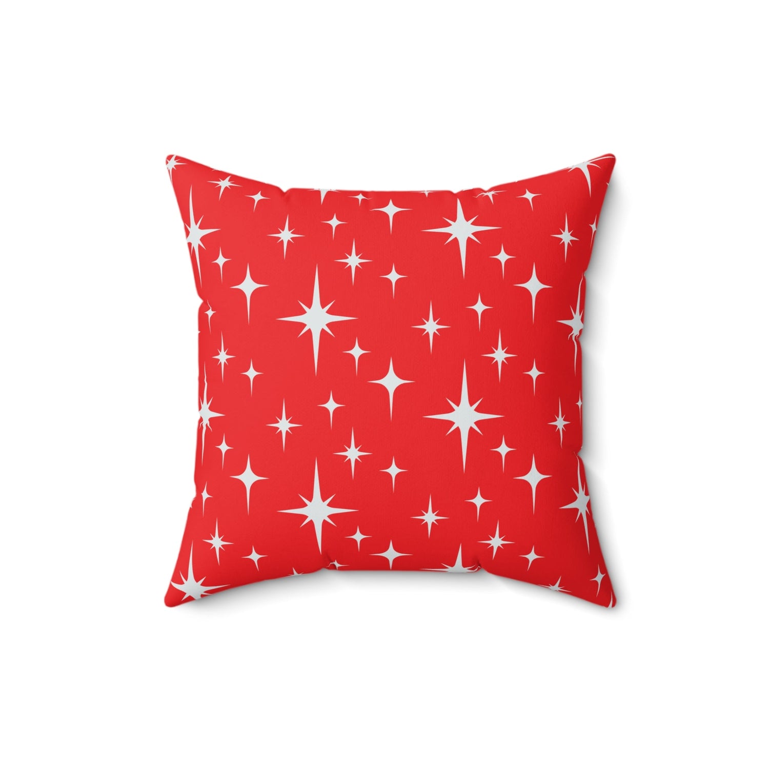 Kate McEnroe New York Mid Century Modern Starburst Throw Pillow, Retro Red Accent Cushion, 50s Atomic Home DecorThrow Pillows23897582640638222489