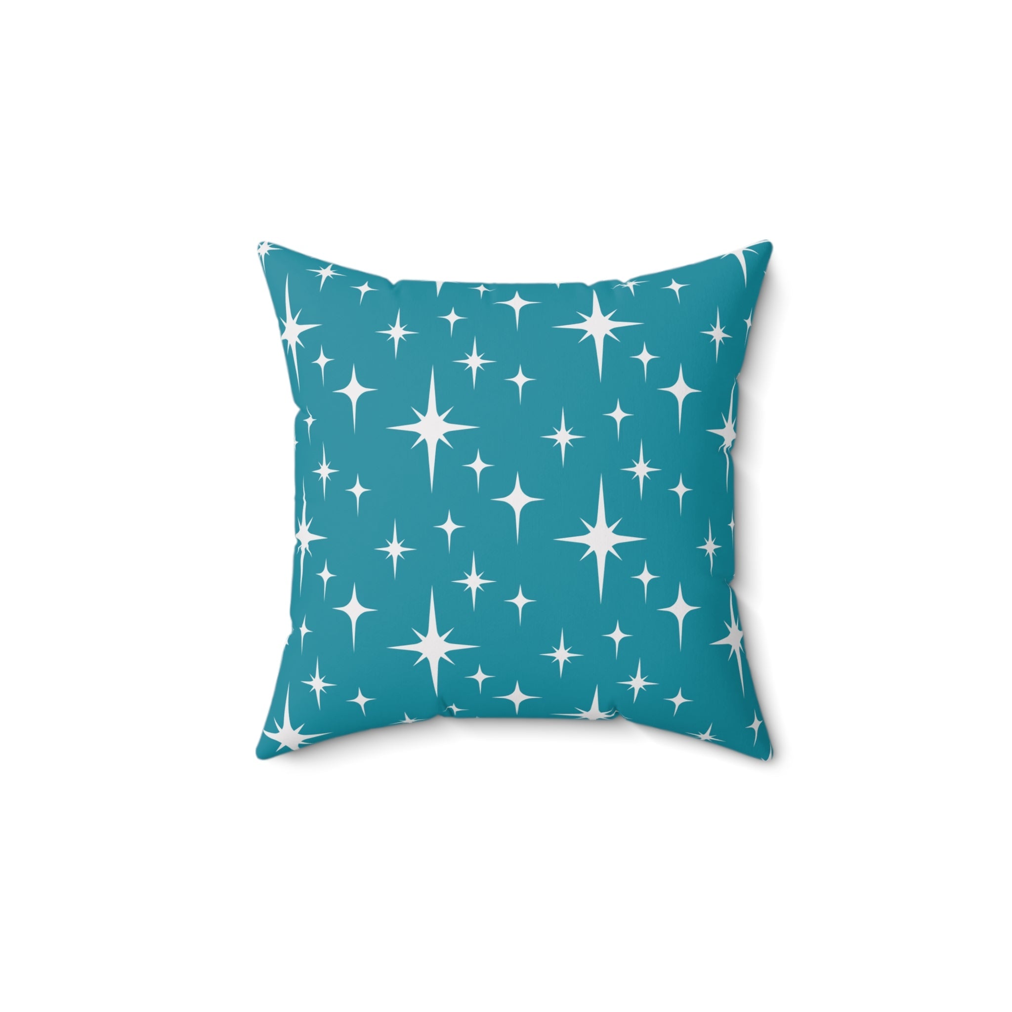 Kate McEnroe New York Mid Century Modern Starburst Throw Pillow, Retro Teal Accent Cushion, 50s Atomic Home DecorThrow Pillows32592105744142665208