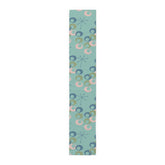 Kate McEnroe New York Mid Century Modern Table Runner, Retro Orbs Atomic Dining DecorTable Runners16589469380622880573