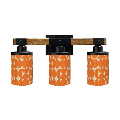 Kate McEnroe New York Mid Century Modern Tangerine Geometric Bathroom Vanity LightVanity Light FixturesNQE6V3ploZ