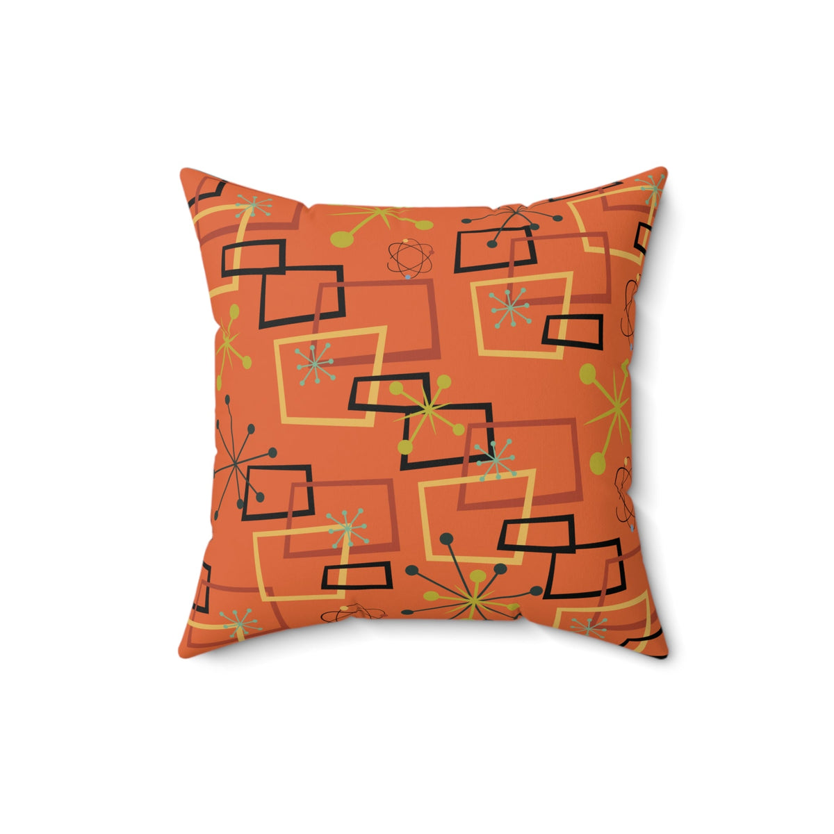 Kate McEnroe New York Mid-Century Modern Throw Pillow, Retro 60s Geometric Atomic Home DecorThrow Pillows71397267973852883479