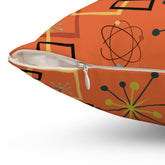 Kate McEnroe New York Mid-Century Modern Throw Pillow, Retro 60s Geometric Atomic Home DecorThrow Pillows71397267973852883479