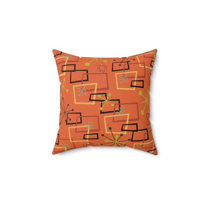 Kate McEnroe New York Mid-Century Modern Throw Pillow, Retro 60s Geometric Atomic Home DecorThrow Pillows71397267973852883479