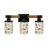 Kate McEnroe New York Mid Century Modern Triple Vanity Light Fixture, 1950s Sputnik Starburst Cylinder ShadesVanity Light FixtureszteQHUsMG4