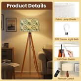 Kate McEnroe New York Mid Century Modern Tripod Floor Lamp, Retro Diamond Starburst ShadeTripod Floor Lamps4k49mWDAAo