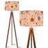 Kate McEnroe New York Mid Century Modern Tripod Floor Lamp, Retro Pink Starburst LightingTripod Floor LampsPRVxEexSgk