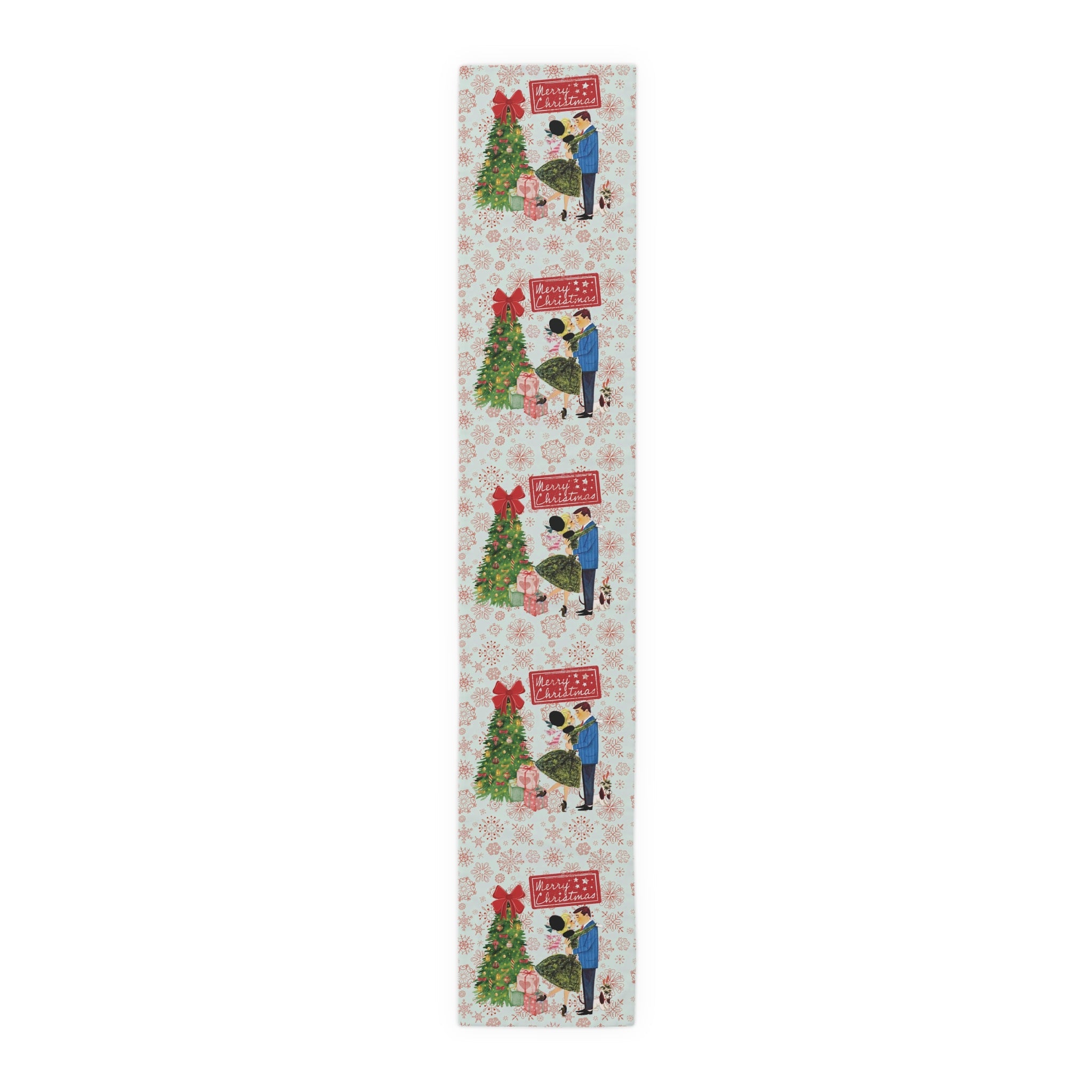 Kate McEnroe New York Mid Century Modern Vintage 50s Kitsch Christmas Table RunnerTable Runners17978404886455283288