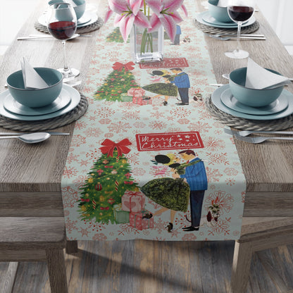 Kate McEnroe New York Mid Century Modern Vintage 50s Kitsch Christmas Table RunnerTable Runners17978404886455283288