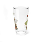 Kate McEnroe New York Mid Century Retro Vintage Book Lover 50s Christmas Pint GlassPint Glasses25888367166802921219