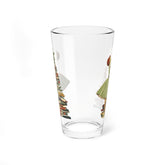 Kate McEnroe New York Mid Century Retro Vintage Book Lover 50s Christmas Pint GlassPint Glasses25888367166802921219