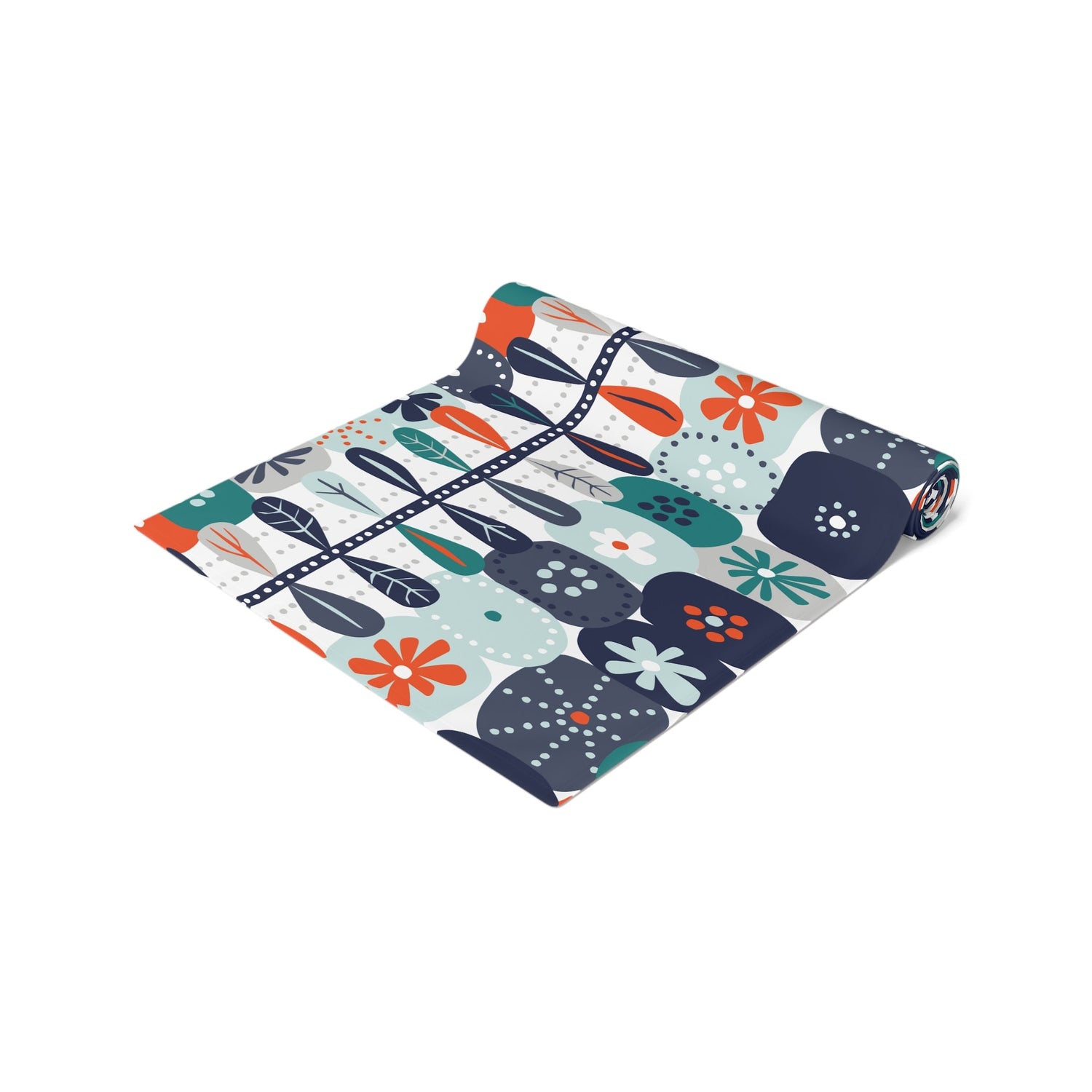 Kate McEnroe New York Mid Century Scandinavian Danish Modern Floral Table RunnerTable Runners22415847353873602292