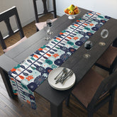 Kate McEnroe New York Mid Century Scandinavian Danish Modern Floral Table RunnerTable Runners22415847353873602292