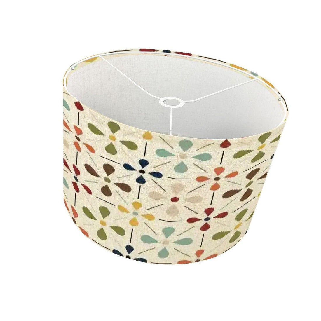 Kate McEnroe New York Mid Century Scandinavian Floral Drum Lamp ShadeLamp ShadesC2x1BFpI67