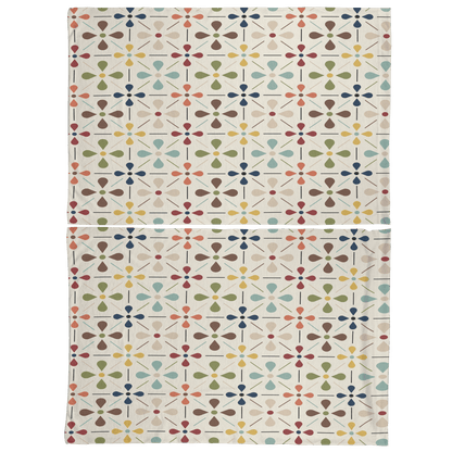 Kate McEnroe New York Mid Century Scandinavian Pillowcase, Danish Modern Retro Floral BeddingPillowcases1250