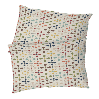 Kate McEnroe New York Mid Century Scandinavian Pillowcase, Danish Modern Retro Floral BeddingPillowcases1250