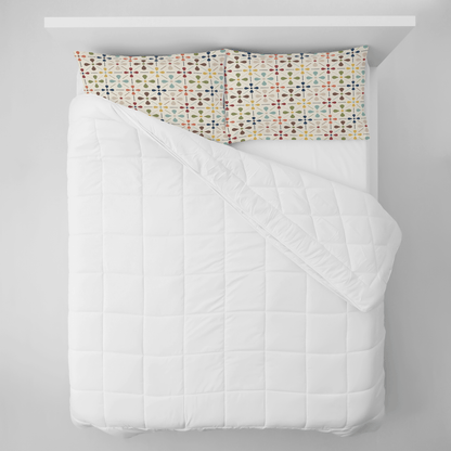 Kate McEnroe New York Mid Century Scandinavian Pillowcase, Danish Modern Retro Floral BeddingPillowcases1250