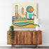 Kate McEnroe New York Mid Century Urban Dreamscape Canvas Wall ArtCanvas Wall Art139002