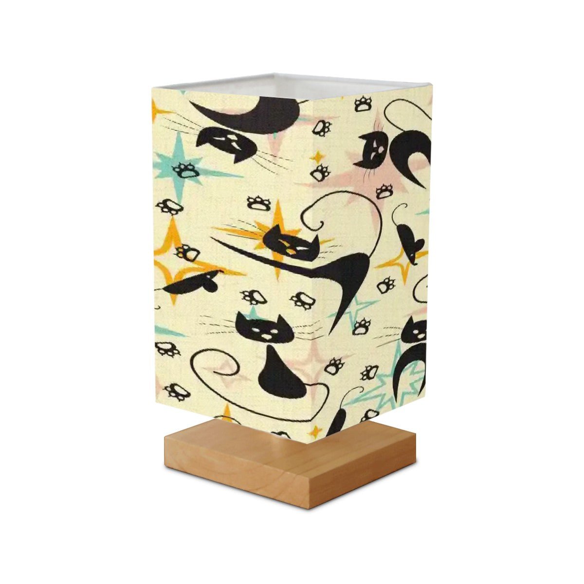 Kate McEnroe New York Mid Mod Atomic Cat Starburst Table Lamp, MCM Kitsch Office DecorTable Lamps3rnlbdgrdN