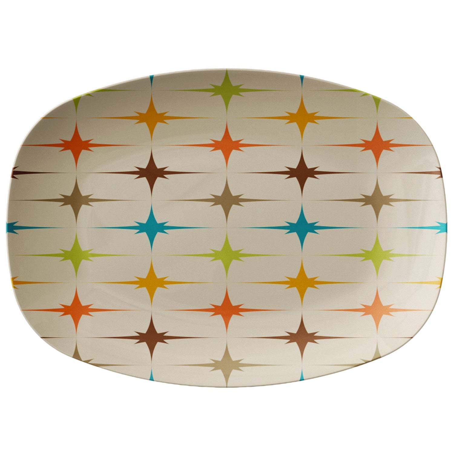 Kate McEnroe New York Mid Mod Atomic Starburst PlatterServing PlattersP21 - ATO - PLA - 67