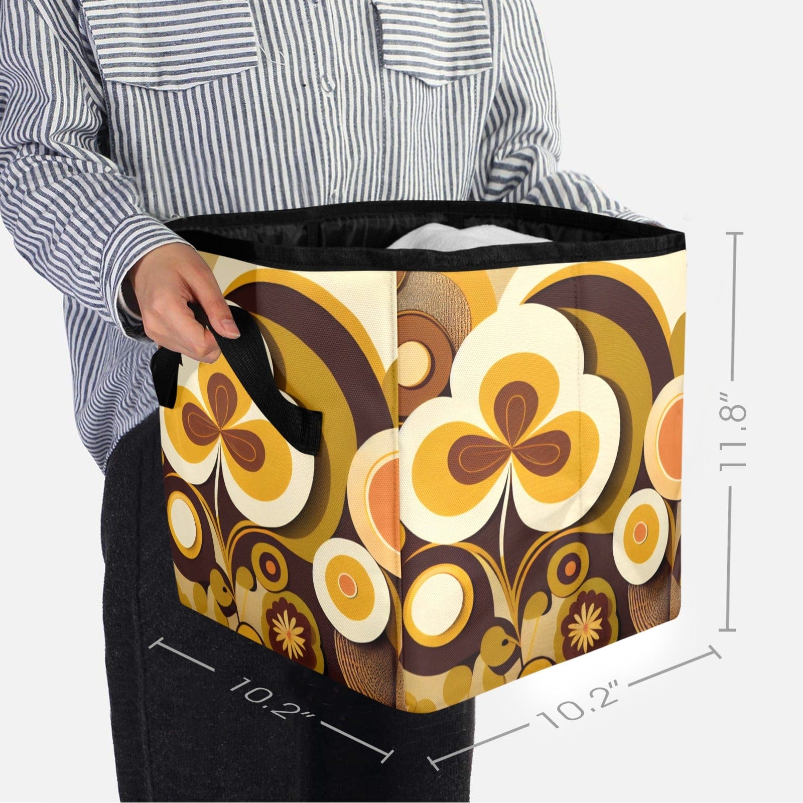 Kate McEnroe New York Mid Mod Boho Flower Power Quilt Storage Bag - 1181623Quilt Storage BagD2856153