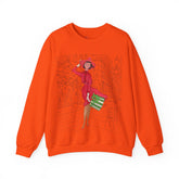 Kate McEnroe New York Mid Mod Cityscape Holiday Sweatshirt, Retro Vintage 50s Christmas CrewneckSweatshirts17808635028264976579
