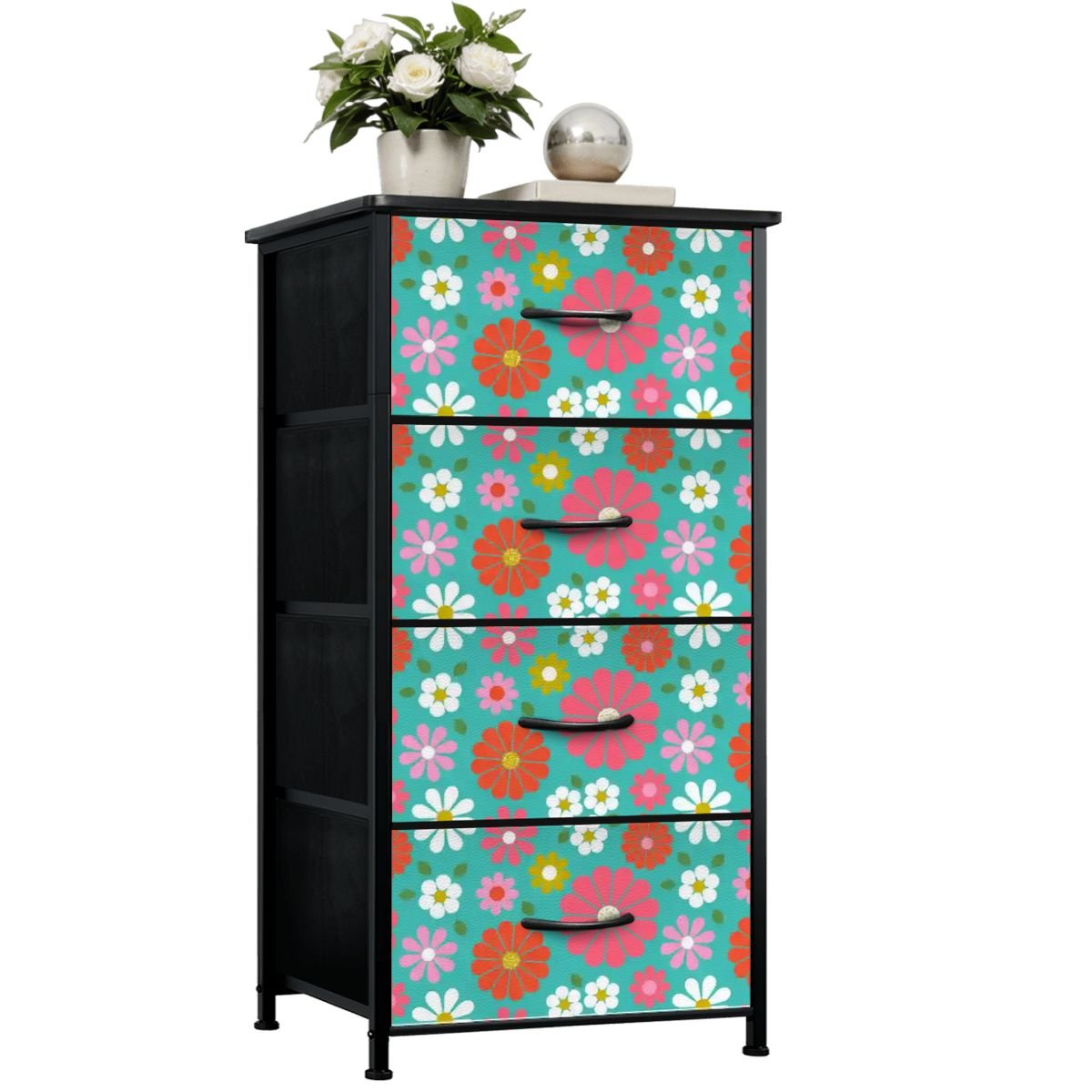 Kate McEnroe New York Mid Mod Daisy 70s Retro Kitsch Flower Power DresserDressersliqjAUKvZS