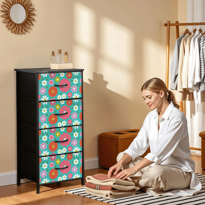 Kate McEnroe New York Mid Mod Daisy 70s Retro Kitsch Flower Power DresserDressersliqjAUKvZS