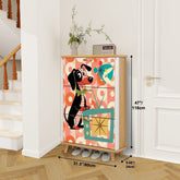 Kate McEnroe New York Mid Mod Doxie Dog Retro Dachshund TV Shoe CabinetShoe StoragefZPjwA8pGD