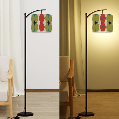 Kate McEnroe New York Mid Mod Geometric Starburst Arc Floor Lamp, Retro 60s Googie Statement LightingFloor Lampsq8ZL6ErbCX