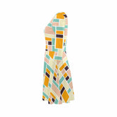 Kate McEnroe New York Mid Mod Groovy 70s Psychedelic 3/4 Sleeve Sundress - 2381723DressesDG1548367DXH774D