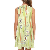 Kate McEnroe New York Mid Mod Retro Atomics Starburst Sleeveless Tank Dress with PocketsDressesD2828099