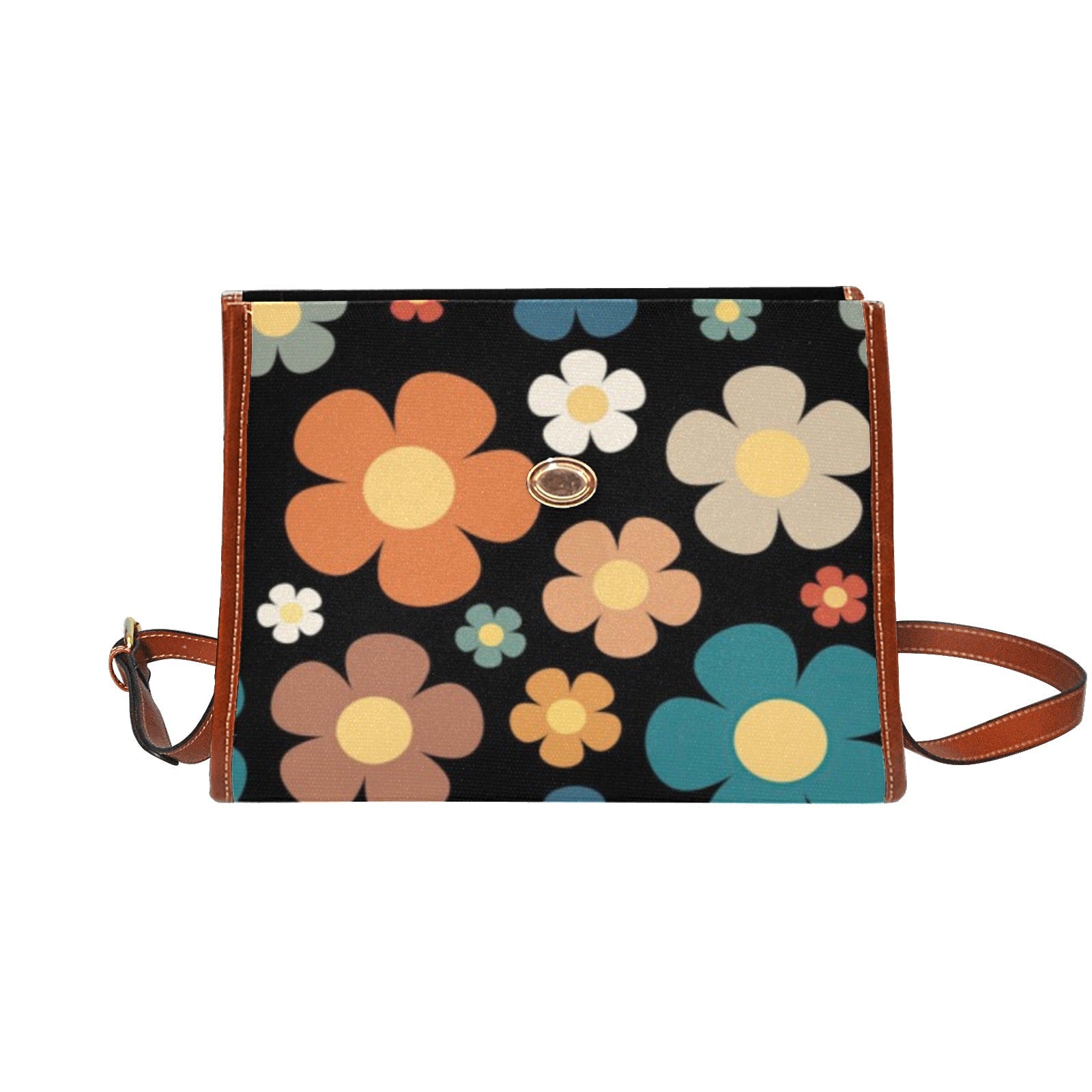Kate McEnroe New York Mid Mod Retro Daisy Top Handle SatchelHandbagsD3310264